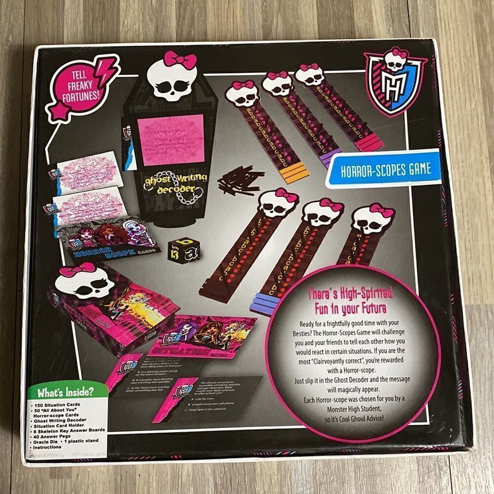 Monster High dolls Horror-Scopes Board Game Ouija board like Mattel sprit board - Picture 4 of 7